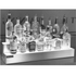 Perlick LMD2-84L Two Tier 84" Countertop Liquor Bottle Display with White LED Lights - Left-Located Power Cord