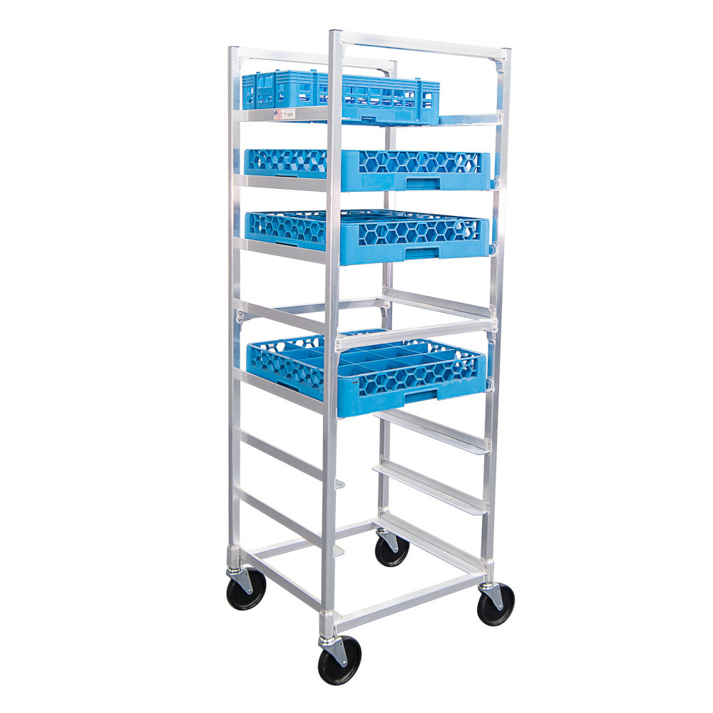 New Age NS345 Mobile Full Height 22" Mobile Utility Rack - Slides on 7" Centers