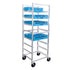 New Age NS345 Mobile Full Height 22" Mobile Utility Rack - Slides on 7" Centers