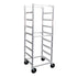 New Age NS345 Mobile Full Height 22" Mobile Utility Rack - Slides on 7" Centers