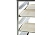 New Age NS834A Mobile Half-Height 23.13" Single Tray Rack - No Top