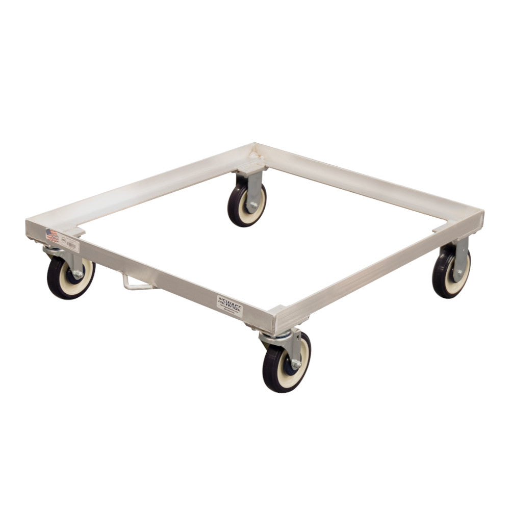 New Age NS926 Aluminum 29-3/4" Basket Transport Trolley Dolly / Cart