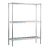 New Age NS933 60" Keg Storage Rack with Three "T"-Bar Shelves