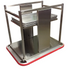 Carter-Hoffmann OTD1826 Mobile Open Tray Rack Dispenser Cart