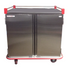 Carter-Hoffmann PTDTT36 Performance Patient Tray Cart with Double Compartments