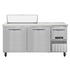Continental Refrigerator RA68SN10 Refrigerated Base Shallow Depth Sandwich Unit 68"W