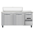 Continental Refrigerator RA68SN12 Refrigerated Base Shallow Depth Sandwich Unit 68"W