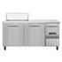 Continental Refrigerator RA68SN8 Refrigerated Base Shallow Depth Sandwich Unit 68"W