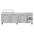 Continental Refrigerator RA93SN10 Refrigerated Base Shallow Depth Sandwich Unit 93"W