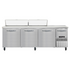 Continental Refrigerator RA93SN18 Refrigerated Base Shallow Depth Sandwich Unit 93"W