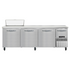 Continental Refrigerator RA93SN8 Refrigerated Base Shallow Depth Sandwich Unit 93"W