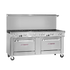 Southbend 4725DD-3CR Ultimate Range, gas, 72", 3 non-clog burners front, 2 pyroma