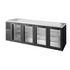 True TBR108-RISZ1-L-B-GGGG-1 Back Bar Cabinet, Refrigerated