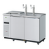 Turbo Air TCB-2SDD-N6 Stainless Steel 59" Club Top Beer Dispenser