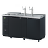 Turbo Air TCB-3SBD-N6 Black 69" Club Top Beer Dispenser