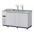 Turbo Air TCB-3SDD-N6 Stainless Steel 69" Club Top Beer Dispenser