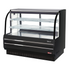 Turbo Air TCGB-60DR-W(B) 60-1/2" Curved Glass Dry Bakery Display Case