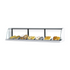 Turbo Air TOMD-60LW(B) 63" Top Dry Display Case for Turbo Air TOM-60L Low Profile Open Display Case