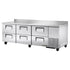 True TWT-93D-6 Refrigerated Counter, Work Top