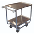 Winholt UC-2-1832SS Heavy Duty Utility Carts Stainless Steel, 2 Shelves, 23-1/2" Shelf Spacing, 18" Width x 38" Length x 37 1/2" Height