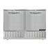Continental Refrigerator UC48SN Two Section Shallow Depth 48"W Undercounter Refrigerator