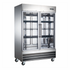 Adcraft USFZ-2D-G U-STAR Two Section Reach-In Glass Door Freezer