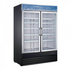 Adcraft USRFS-2D/54 U-Star Two Section Glass Door Merchandiser Refrigerator