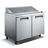 Adcraft USSL-2D/60 U-STAR Two Section Refrigerated Salad/Sandwich Prep Table