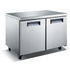 Adcraft USUCFZ-48 U-Star Two Section Solid Door Undercounter Freezer