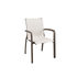 Grosfillex UT007599 Sunset Stacking Armchair, Fusion Bronze and Beige, Case of 16