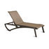 Grosfillex UT740599 Sunset Chaise Lounge Without Arms, Bronze and Cognac, Case of 12
