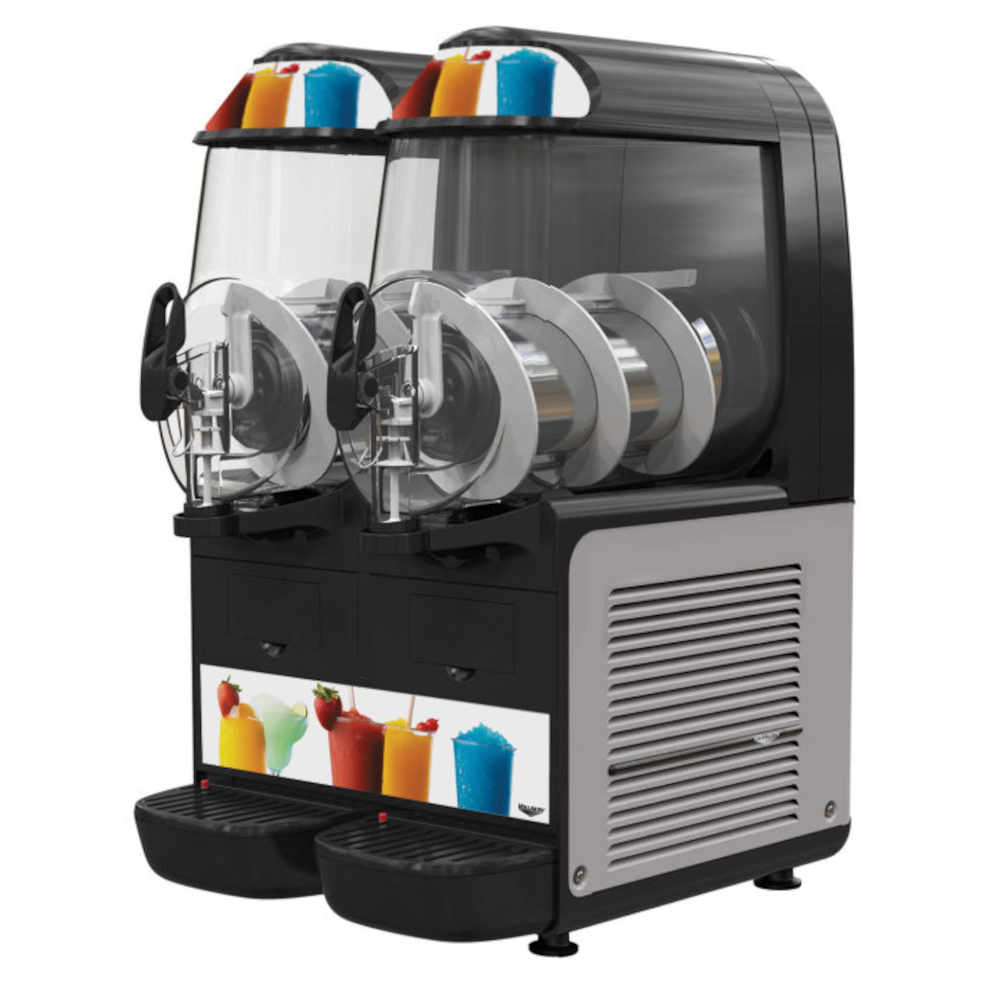 Vollrath VCBF128-37 Countertop Frozen Beverage Granita Machine Two Bowl (2.6 Gallon)