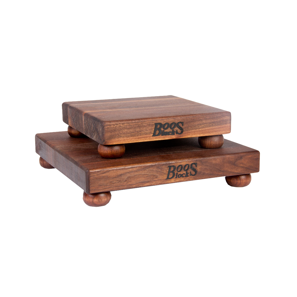 John Boos WAL-B12S American Black Walnut Cutting Board 12"W x 12"D