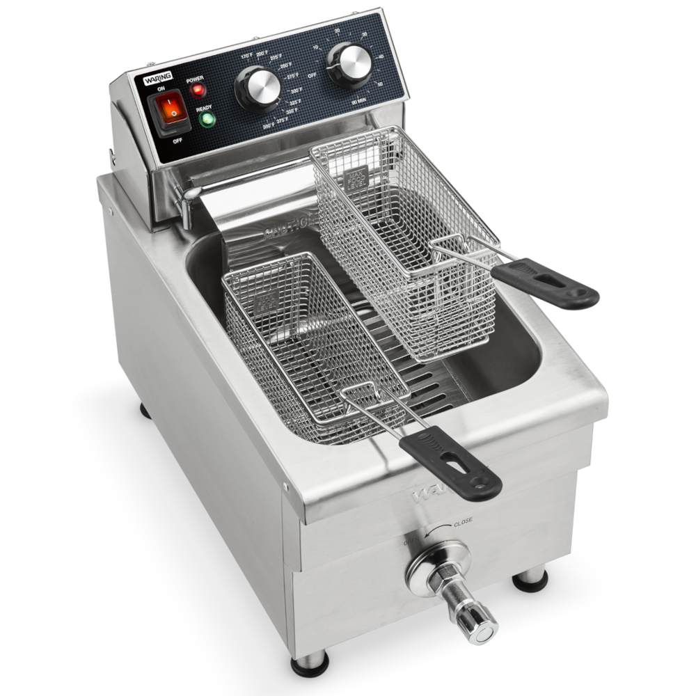Waring WDF1300 10 lb. Heavy-Duty Deep Fryer