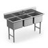 Winholt WS3T2424 Three Compartment Sink