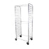 John Boos ABPR-1820-RKDS Mobile Side-Loading Bun Pan Rack with Round Top Design