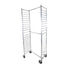 John Boos ABPR-1820-ZNS Mobile Side-Loading Bun Pan Rack with Welded Set-Up and Nesting Design