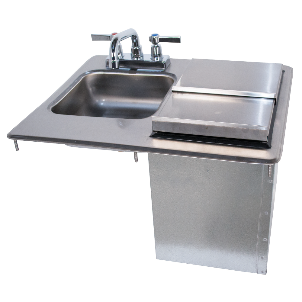 Advance Tabco D-24-SIBL Drop-In Hand Sink & Ice Bin