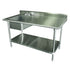 Advance Tabco KLAG-11B-306L TABLE WITH 16X20X12 SINK RIGHT