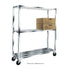 Winholt ALMCS-60-324 Tubular Mobile Cooler Shelving with 3 Shelves