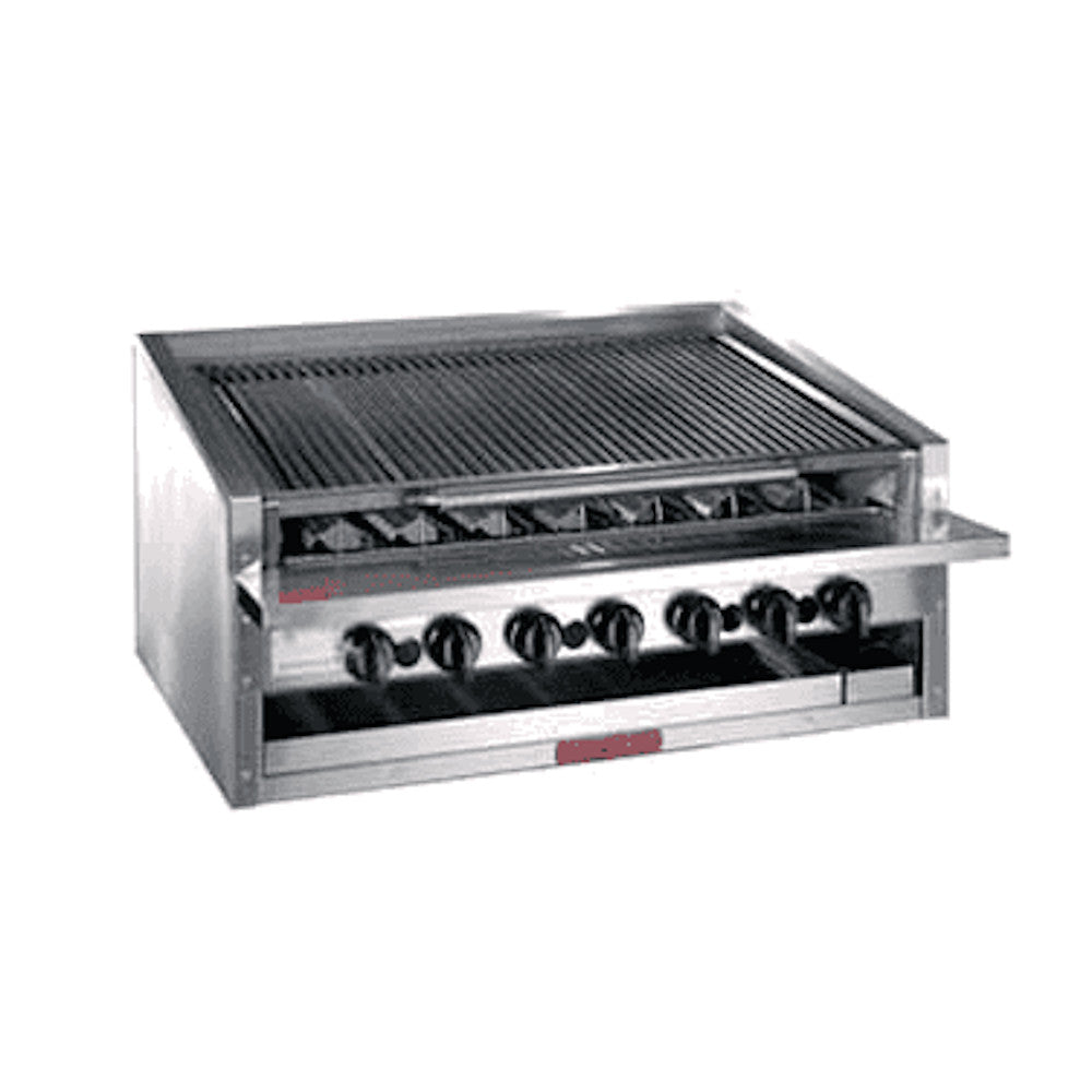 MagiKitch'n APM-RMB-624 24" Gas Countertop Charbroiler