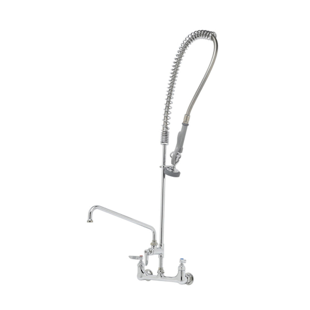 T&S Brass B-0133-ADF12-B EasyInstall Pre-Rinse Faucet Assembly with Add-On Faucet