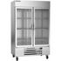 Beverage Air HBF49HC-1-G Glass Door Two Section Reach-In Freezer