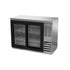 Beverage Air BB48HC-1-F-GS-S-27 48" Back Bar Sliding Glass Door Freezer With Stainless Steel Exterior