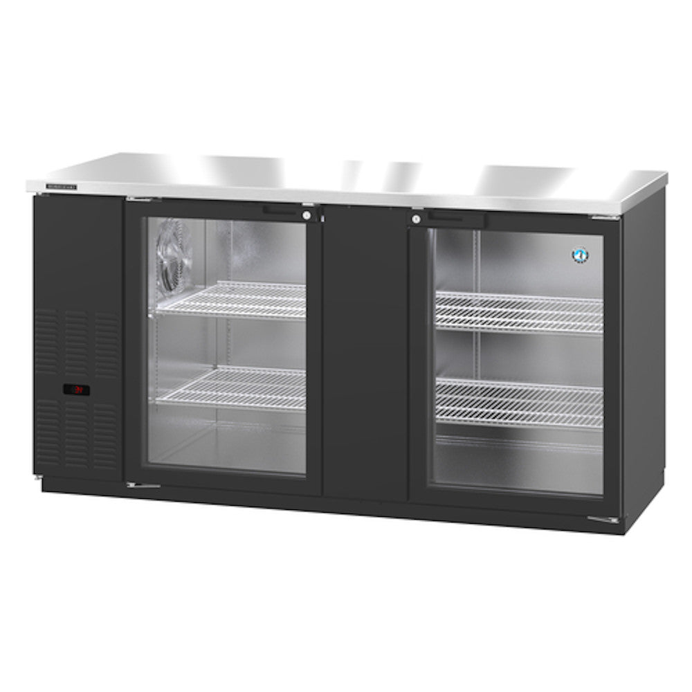 Hoshizaki BB69-G Two-Section Glass Door Back Bar Cooler