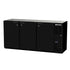 Beverage Air BB72HC-1-PT-B-27 72" Pass-Thru Back Bar Refrigerator With Black Finish Exterior