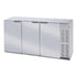 Beverage Air BB72HC-1-S-27 72" Back Bar Refrigerator With Stainless Steel Exterior