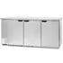 Beverage Air BB78HC-1-F-S 78" Back Bar Freezer With Stainless Steel Exterior