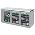 Beverage Air BB78HC-1-G-S 72" Back Bar Glass Door Refrigerator With Stainless Steel Exterior