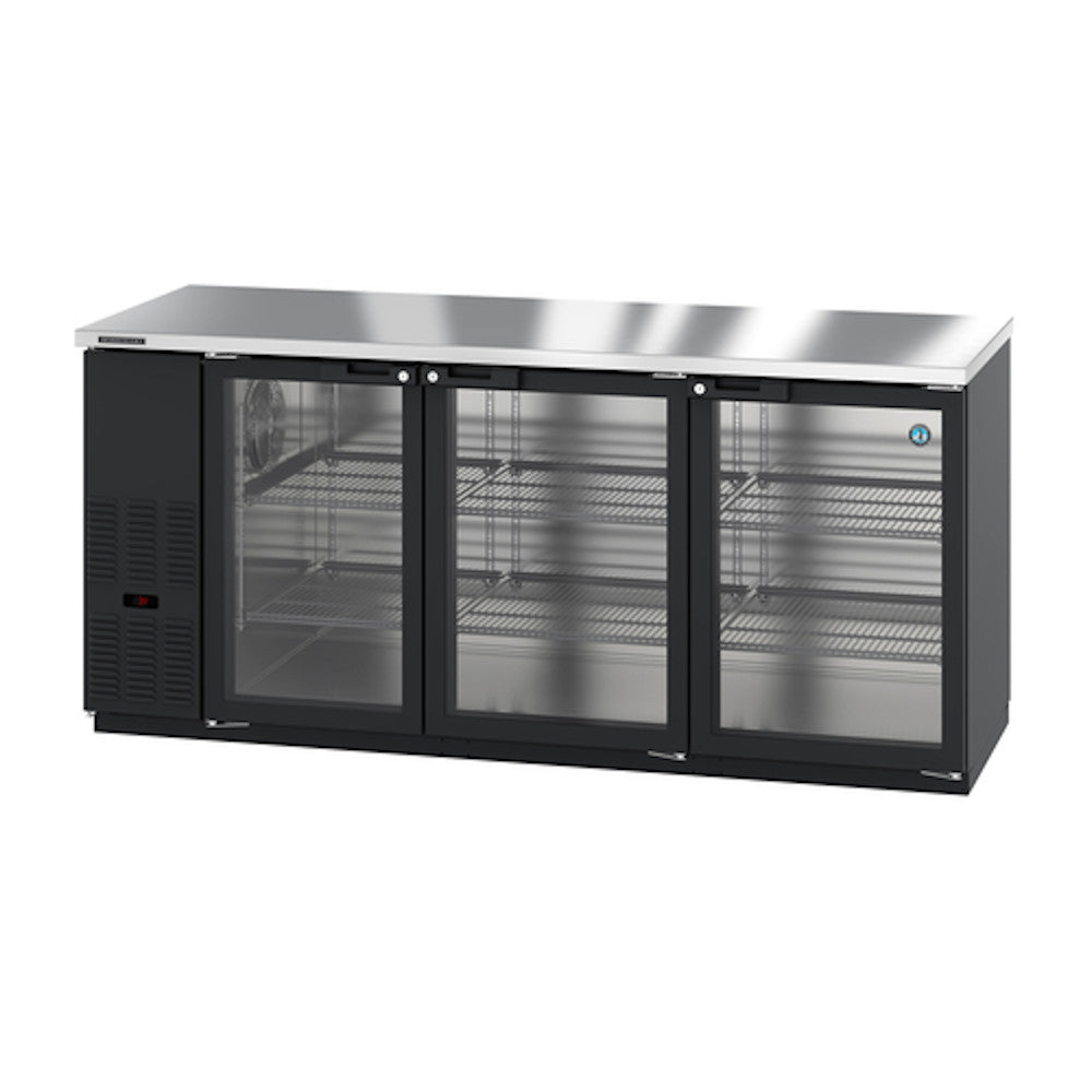 Hoshizaki BB80-G Three-Section Glass Door Back Bar Cooler